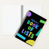 一覧カラフル簿 ノートブック (内側)