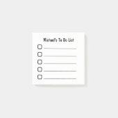 一覧シンプルの実行 ポストイット (正面)