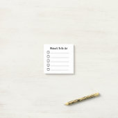 一覧シンプルの実行 ポストイット (デスク上)