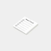 一覧シンプルの実行 ポストイット (アングル)