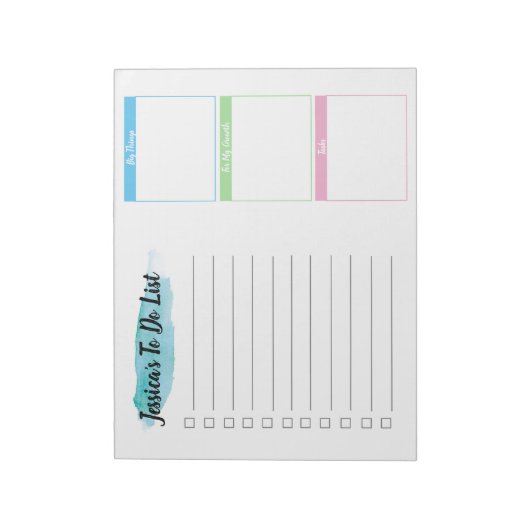 一覧パーソナライズされたを表示する – ボックスを分割する ノートパッド (回転)