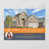 一覧表示されたレビュー写真実在不動産マーケティング ポストカード (正面)