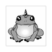 一角カエル ラバースタンプ (インプリント)