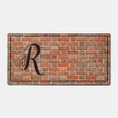 一角レンガの壁 デスクマット (正面)