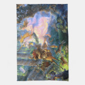 一角妖精のパン キッチンタオル (縦)