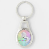 一角獣である キーホルダー (正面)