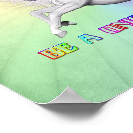 一角獣である ポスター (角)