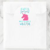 一角獣である ラウンドシール (バッグ)