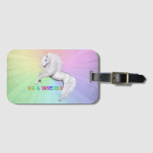 一角獣である ラゲッジタグ (正面横)