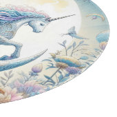 一角獣と月 カッティングボード (角)
