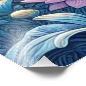 一角獣と月 フォトプリント            (角)