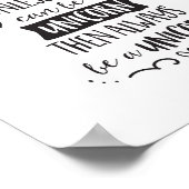 一角獣になれないなら必ず自分でいなさい ポスター (角)