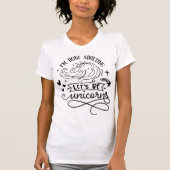 一角獣になろうと不倫は済んだ Tシャツ (正面)