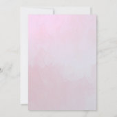 一角獣のベビーシャワーサンキューカード サンキューカード (裏面)