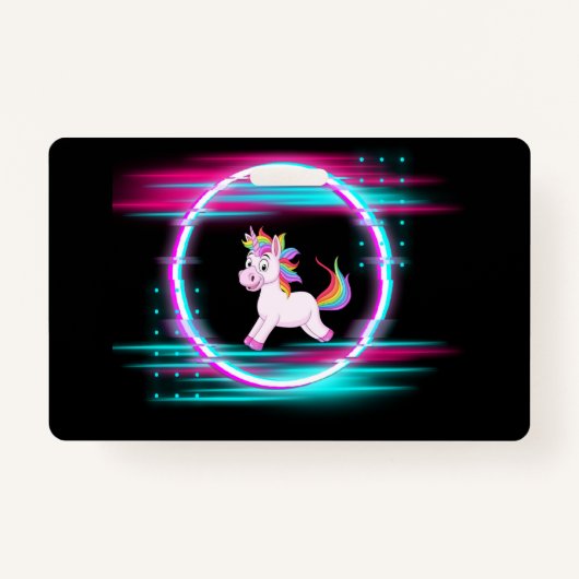 一角獣の愛 バッジ (正面)