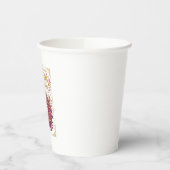 一角獣の花咲くスタイリッシュデザイン_1 紙コップ (左)