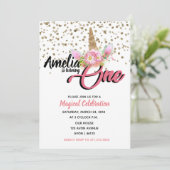 一角獣の誕生日招待状 招待状 (スタンド正面)