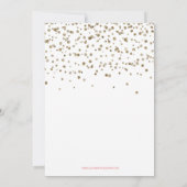 一角獣の誕生日招待状 招待状 (裏面)