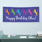 一角獣の誕生日(紙吹雪) 横断幕 (トレードショー)