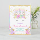 一角獣ボーリング招待状、一角獣パーティー、ボーリング 招待状 (スタンド正面)