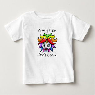 一角獣熱狂する毛は嫌気におもしろいだ ベビーTシャツ