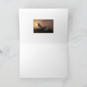 一角獣空白の挨拶カード カード (内部)