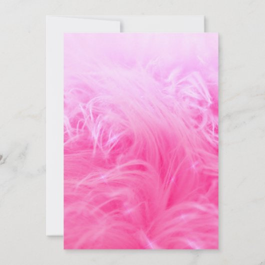 一角獣誕生日の招待状 招待状 (裏面)