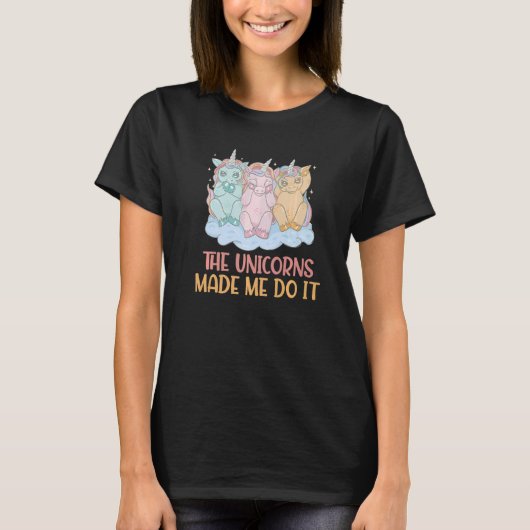 一角獣(ユニコーン)に頼まれて Tシャツ (正面)