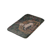 一角獣(ユニコーン)狩り中世アート-ガードで一角獣(ユニコーン)の休憩所 バスマット (アングル)