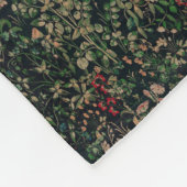 一角獣(ユニコーン)狩り中世アート-ガードで一角獣(ユニコーン)の休憩所 フリースブランケット (角)