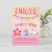 一角獣（ユニコーン）誕生会3年前 招待状 (スタンド正面)