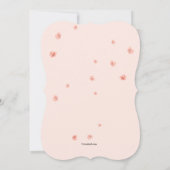 一角獣（ユニコーン）誕生日パーティーの招待 招待状 (裏面)