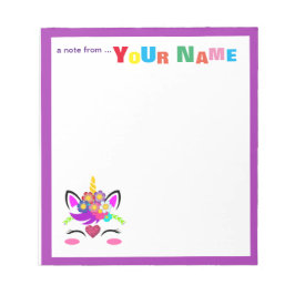 一角花 ノートパッド