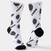 一解剖学的考えギークユーモア ソックス (傾斜あり)