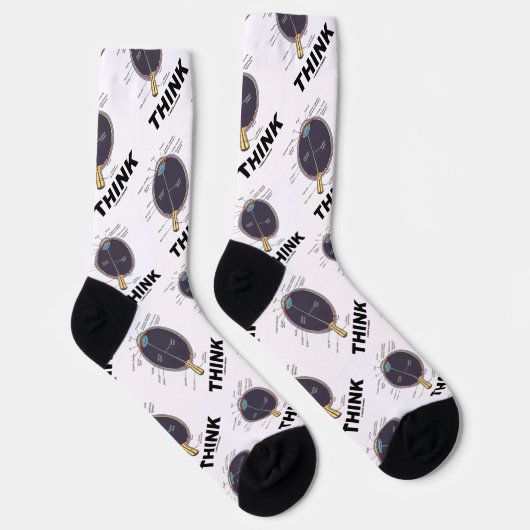 一解剖学的考えギークユーモア ソックス (右)