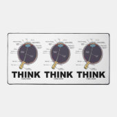 一解剖学的考えギークユーモア デスクマット (正面)