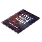 一言一句魔法 ノートブック (左側)