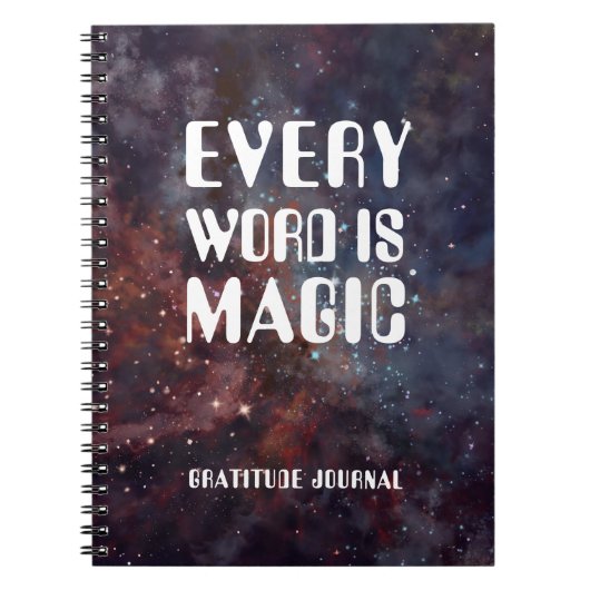 一言一句魔法 ノートブック (正面)