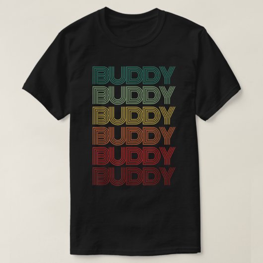 一語おもしろいBUDDYレトロユーモアBFF友最高の人G Tシャツ (デザイン正面)