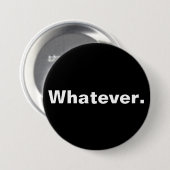 一語のミニマリズムデザイン 缶バッジ (正面&裏面)