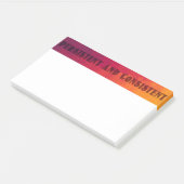 一貫したグラデーション ポストイット (アングル)