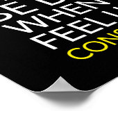 一貫性とモチベーション ポスター (角)