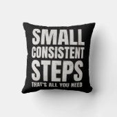 一貫性のある小さなステップのモチベーション クッション (裏面)