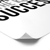 一貫性は成功への鍵 ポスター (角)