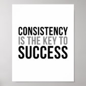 一貫性は成功への鍵 ポスター (正面)