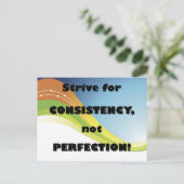 一貫性ポストカードの作成に努める ポストカード (スタンド正面)