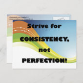 一貫性ポストカードの作成に努める ポストカード (正面/裏面)