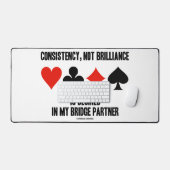 一貫性、ブリッジで望まれる輝きではない デスクマット (キーボード&マウス)