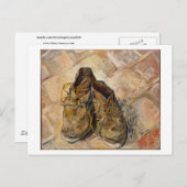 一足の靴、フィンセント・ファン・ゴッホ ポストカード (正面/裏面)