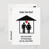 一軒下で 案内ポストカード (正面/裏面)